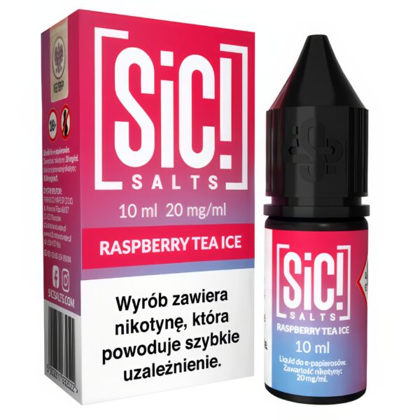 SiC! Liquid Salt Sól - Raspberry Tea Ice (Herbata Malinowa)