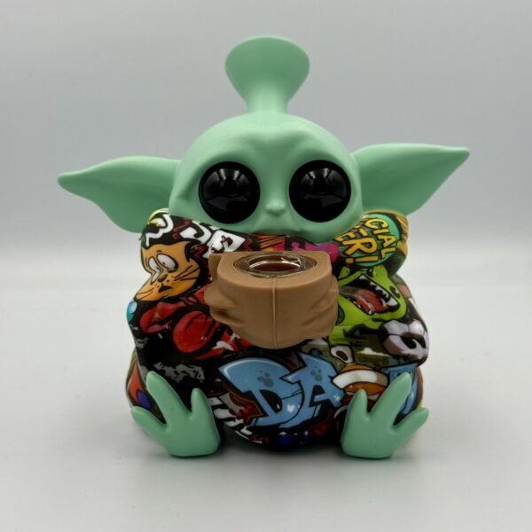 Baby Yoda - Bongo Fajka Wodna do palenia Bongos Star Wars - obrazek 3
