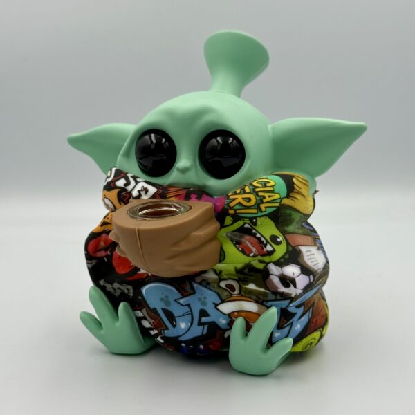 Baby Yoda - Bongo Fajka Wodna do palenia Bongos Star Wars - obrazek 4