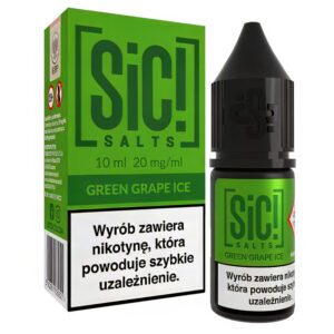 SiC! Liquid Salt Sól - Green Grape Ice (Zielone Winogrono)